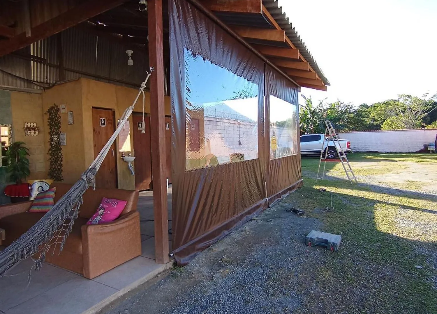 Cabana Com Ar Condicionado E Area De Cozinha E Banheiro Compartilhado A 10 Minutos Do Parque Beto Carrero Penha  0*, Penha (Santa Catarina)